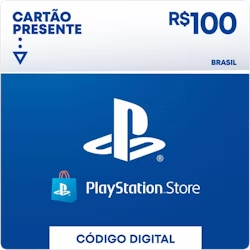 Gift Card PlayStation R$100,00